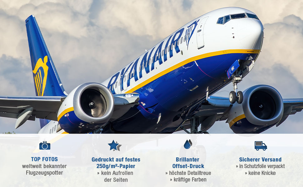 Ryanair Boeing 737 Max 200 im Flugzeugkalender 2023 Civil Aviation