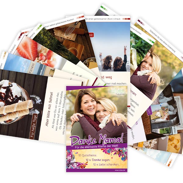 Gutscheinbox DANKE MAMA - 12 tolle Geschenkgutscheine für die beste Mutter 4 Gutscheinbox DANKE MAMA - 12 tolle Geschenkgutscheine für die beste Mutter – Bild 4