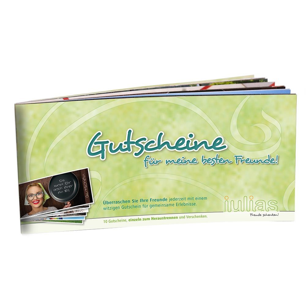 Gutscheinbuch für beste Freunde 1 Geschenke für Freunde