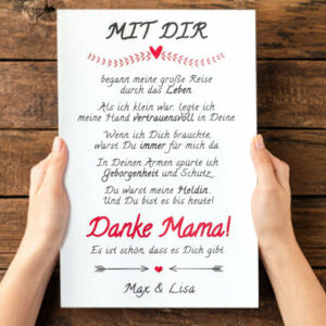 Danke Mama! Bild personalisiert mit Deinem Namen 16 Danke Mama! Bild personalisiert mit Deinem Namen – Bild 6