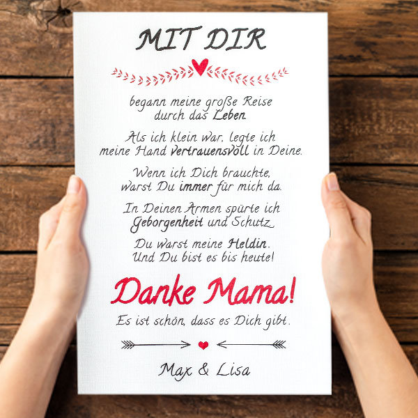 Danke Mama! Bild personalisiert mit Deinem Namen 6 Danke Mama! Bild personalisiert mit Deinem Namen – Bild 6