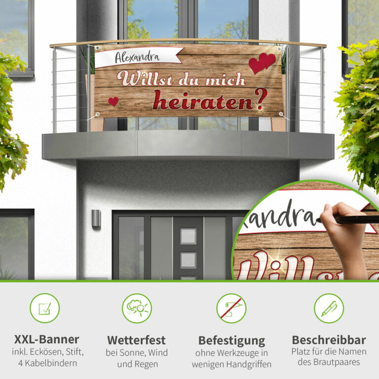Personalisierbares Banner Für Geburtstag & Feiern – Indoor/Outdoor, Verschiedene Größen, Mit Individuellem Text